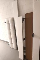 Bettrahmen Weiss Lack 140 x 190 cm