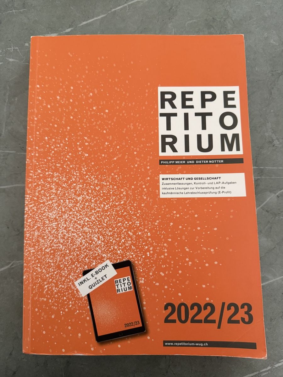Bücher: Repertitorium Wirtschaft und Gesellschaft 2022/23 – Gebraucht aus Niederrohrdorf von lis_jbw8