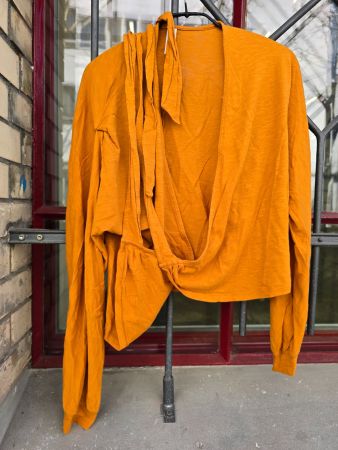 Yoga: MANDALA-French Yoga Wrap-orange (S)