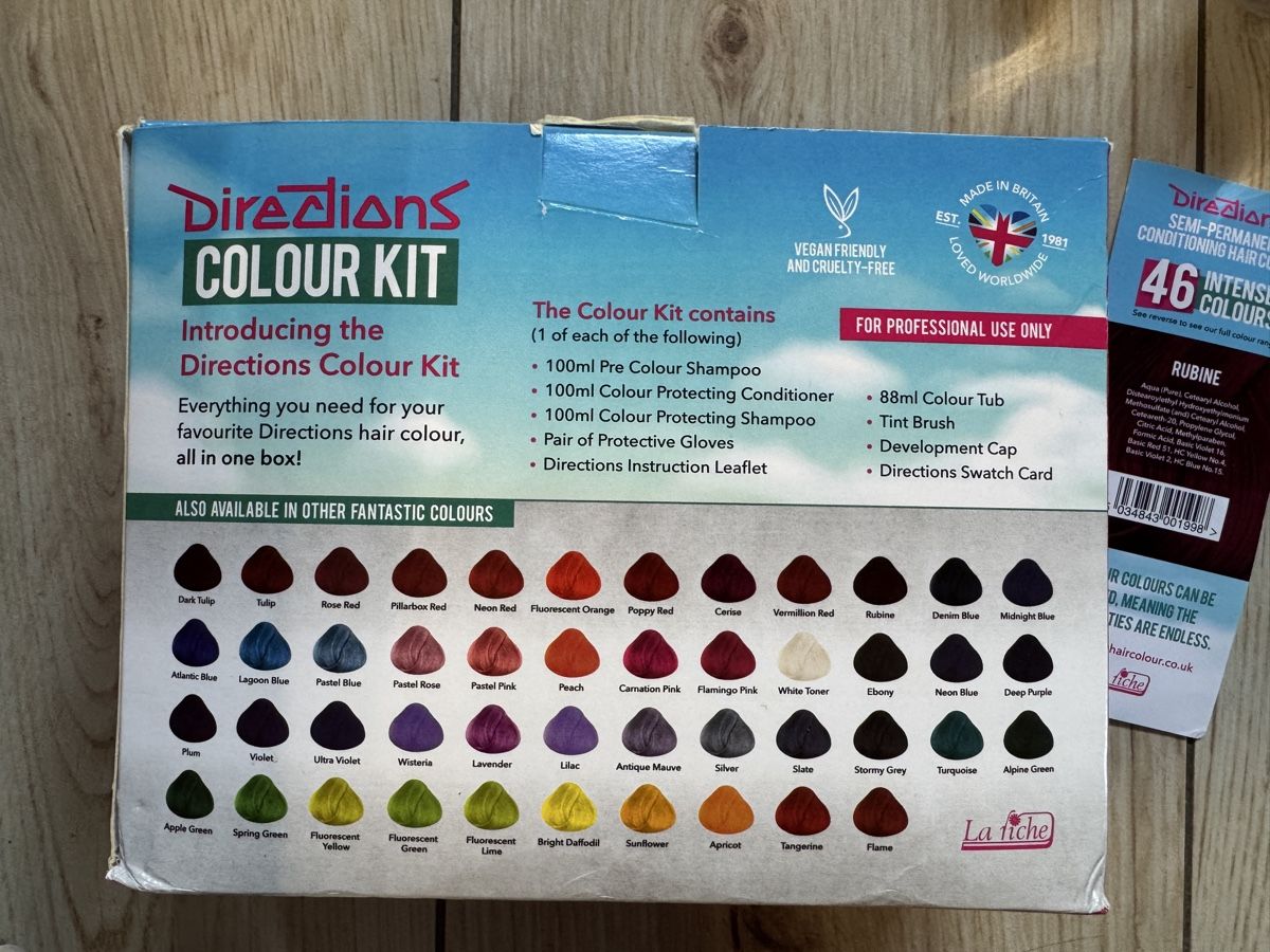 Tinte: La Riché Directions Colour Kit Rubine – Nuovo e nell'imballaggio originale da Corjolens venduto da jodiezbndn 4