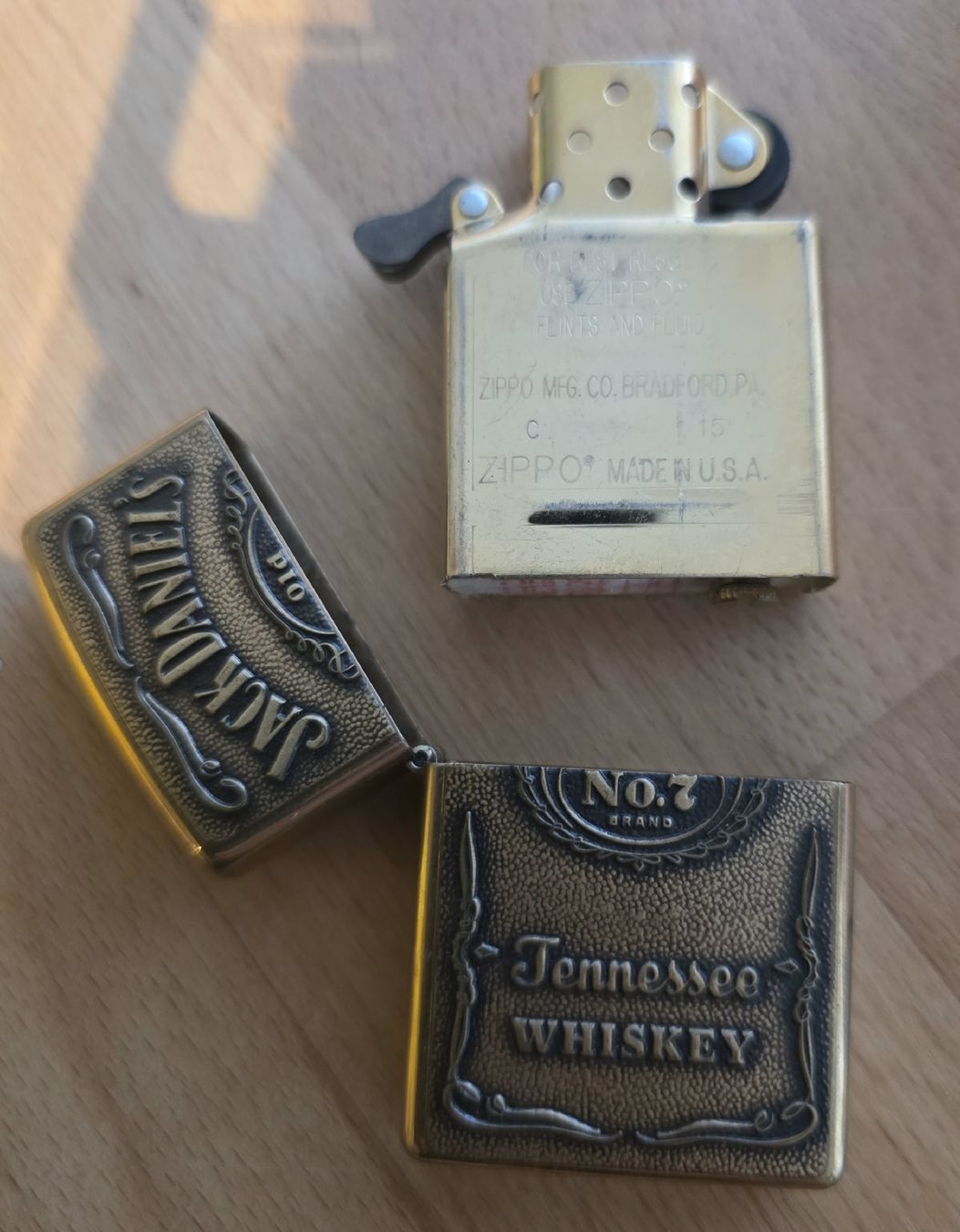 Zippo Accendini: Zippo  – Jack Daniels – Usato da Niederwangen b. Bern venduto da D.R.1992 2