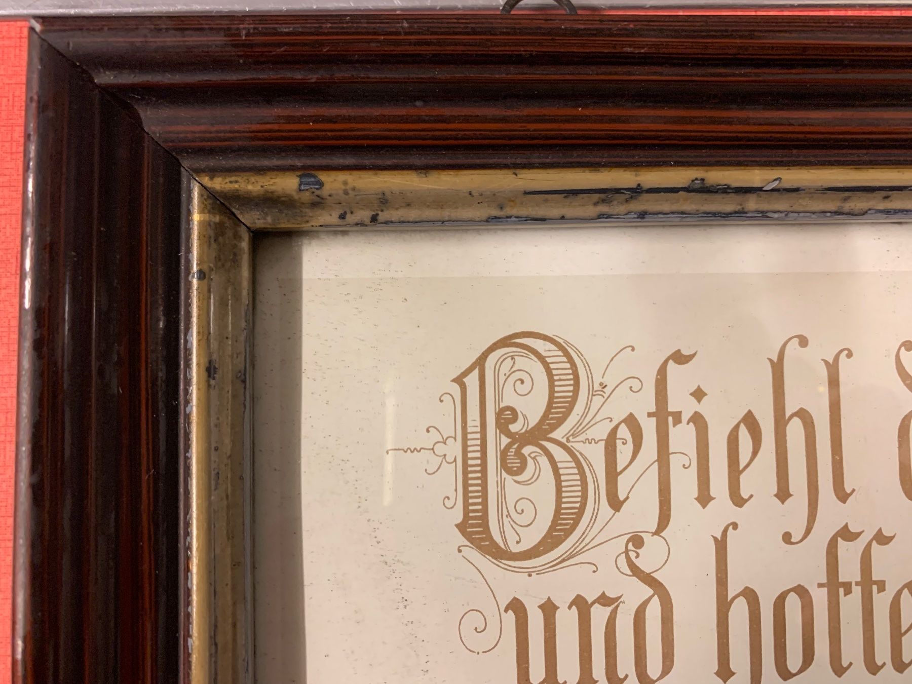 Foto & Immagini: Antike Heilige Schrift Eingerahmt – Usato da Lanzenhäusern venduto da vic63 6