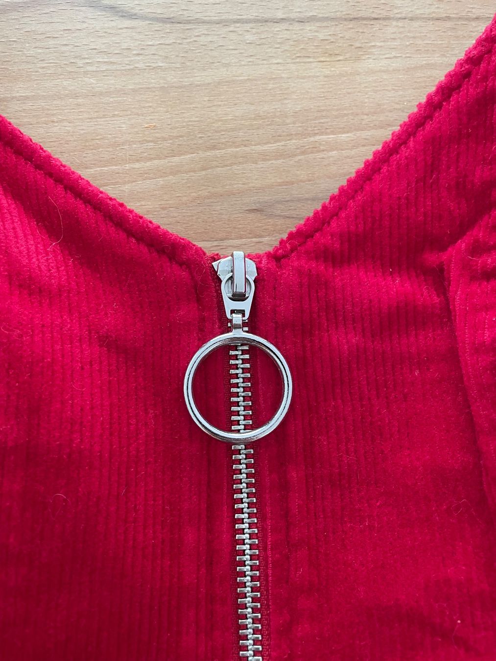 H&M Vestiti: Robe rouge à zip – Usato da Sion venduto da Mazarine_ 2