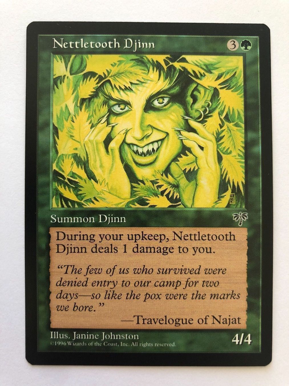 Cartoline: MTG - Nettletooth Djinn – Usato da Zürich venduto da T_H_O_M_A_S