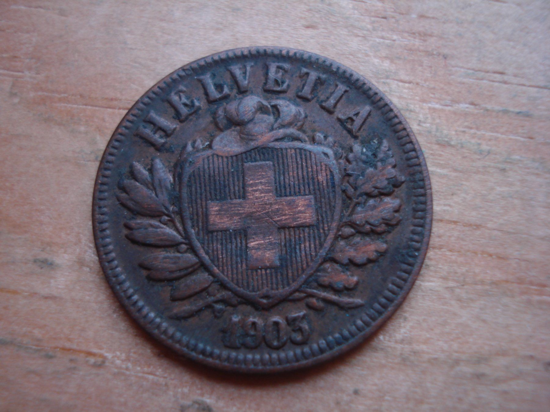 Tutti le monete: (W5) 2 Rappen 1903 – Usato da Erlach venduto da Net-Coins