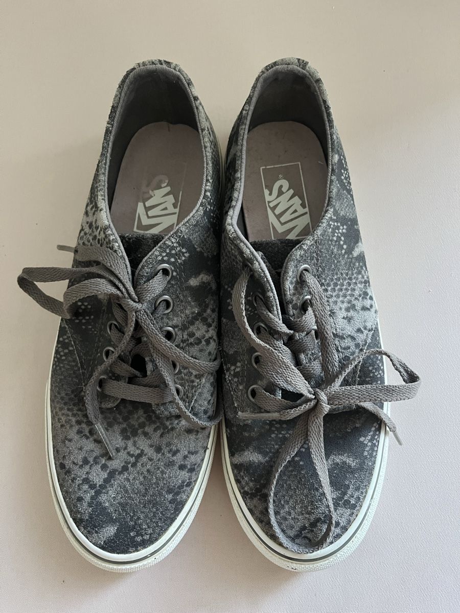 Vans Scarpe da donna: Vans Authentic Snake Print Grau Damen Gr. 38  – Usato da Thalheim venduto da karmabis_ 3
