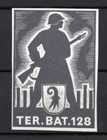 M122  /  TER. BAT. 128 non dentelé 1939