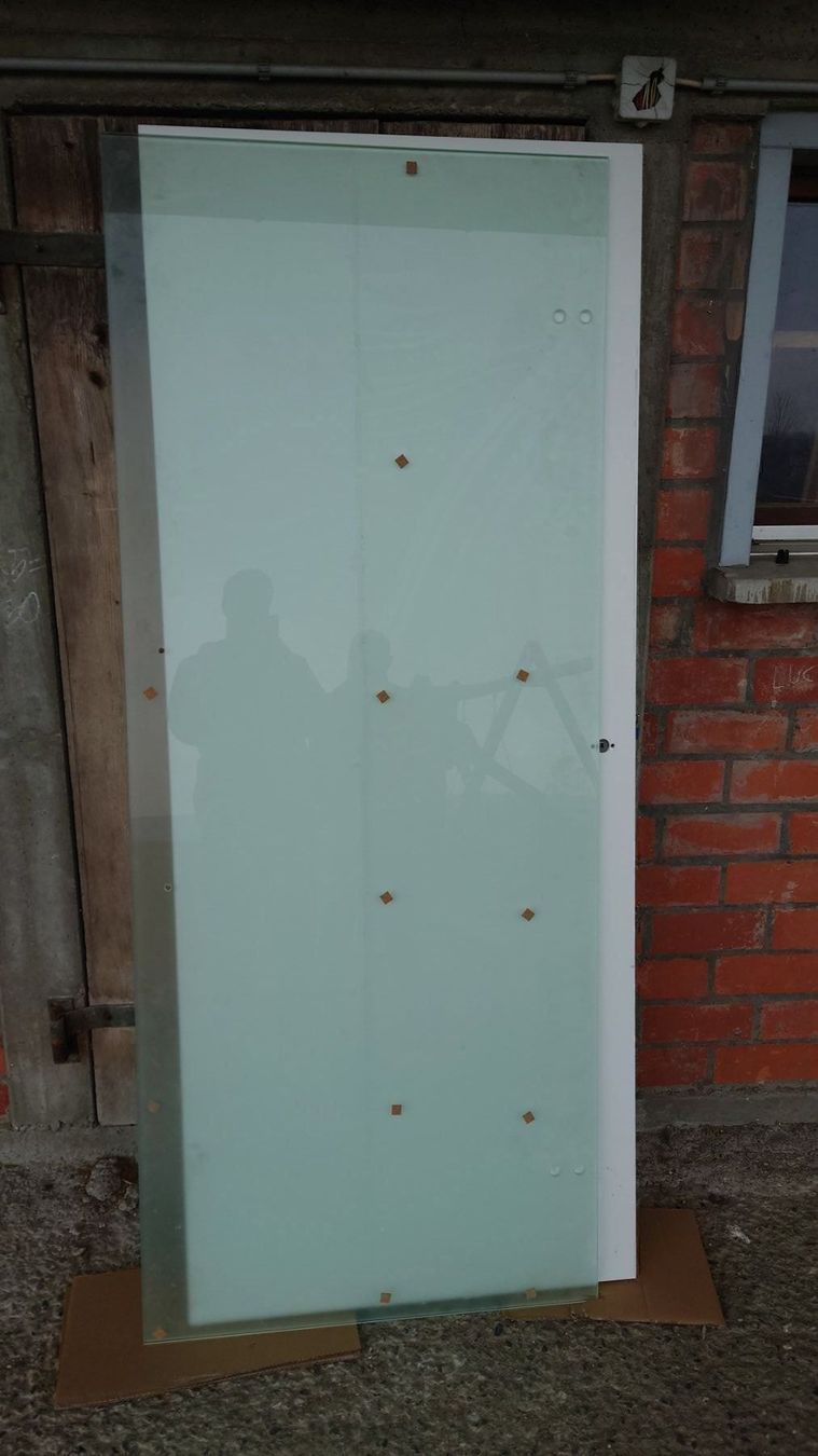 Türen: Portes intérieures en verre dépoli – Neu (gemäss Beschreibung) aus Arconciel von Pgendre