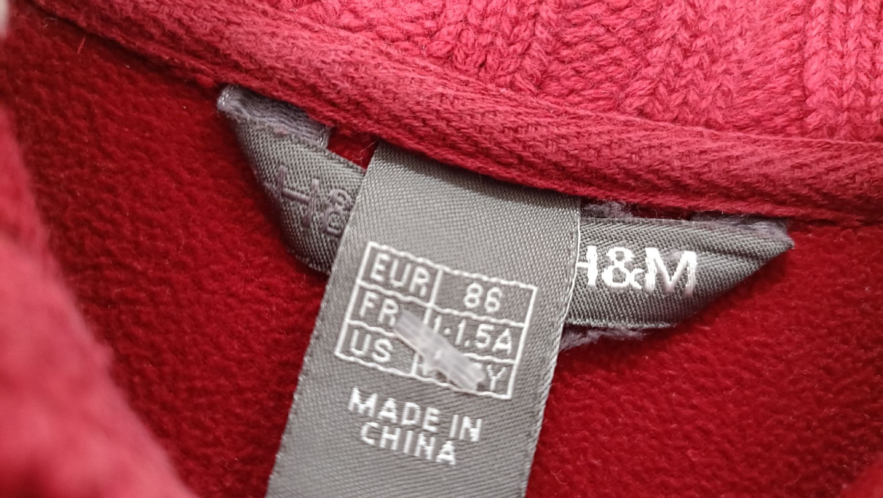 H&M Giacche & Cappotti: Rote Jacke Grösse 86 – Usato da Stans venduto da chrimich 2
