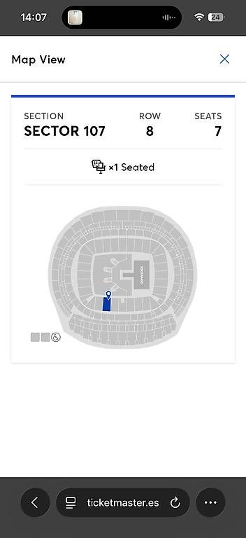 Biglietti: Platinum Ticket BadBunny 10.06 in Madrid  – Usato da Zürich venduto da UserKK1234 2