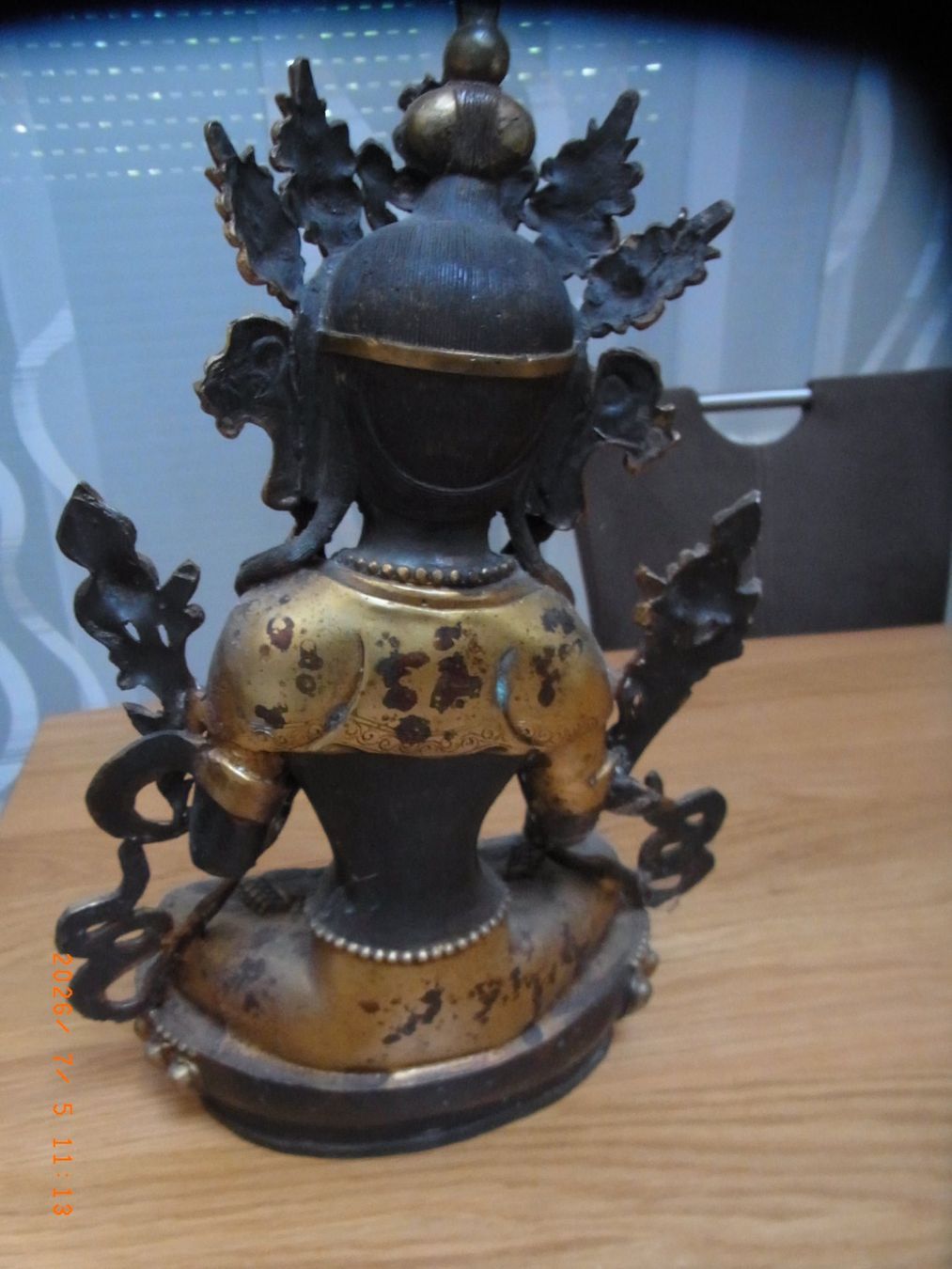 Sculture & Statue: Buddha Figur Messing vergoldet Vintage...... – Usato da Uezwil venduto da Fauchi51 4