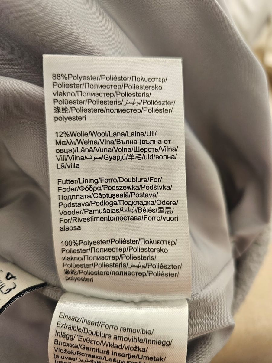 Tom Tailor Mäntel: Tom Tailor Wintermantel mit Wolle, XXL, Grau – Gebraucht aus Allschwil von sar_9sy9 7