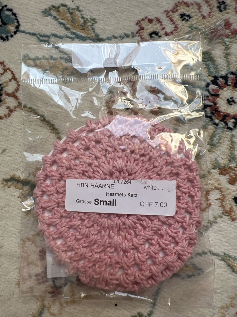 Haarschmuck: Haarnetz Chignon gehäkelt – Neu und originalverpackt aus Wolfwil von Vessie