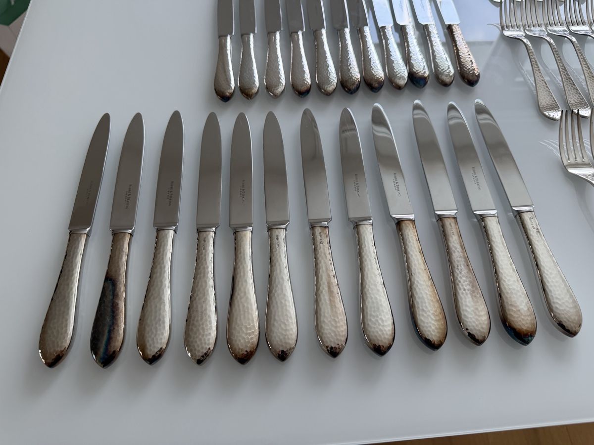 Robbe & Berking Bestecksets: 115-Teiliges Robbe & Berking 925 Silber.   – Gebraucht aus Horw von Mm-watch 7