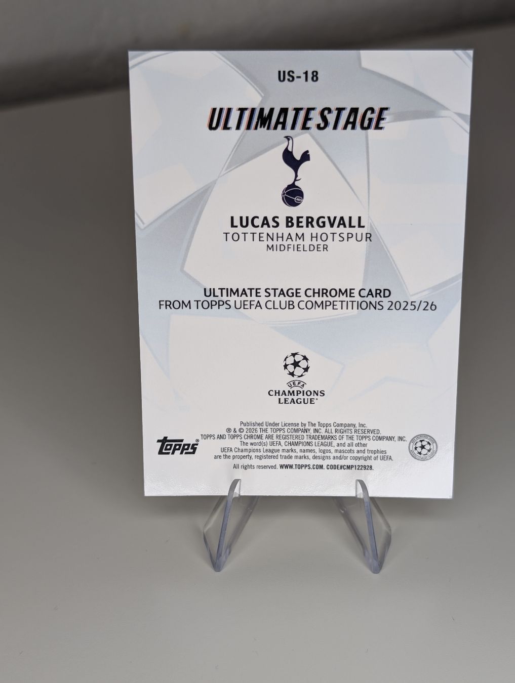 Topps Carte collezionabili: Lucas Bergvall Tottenham Hotspur Topps Flagship – Nuovo (secondo la descrizione) da Hunzenschwil venduto da BRPCards 1