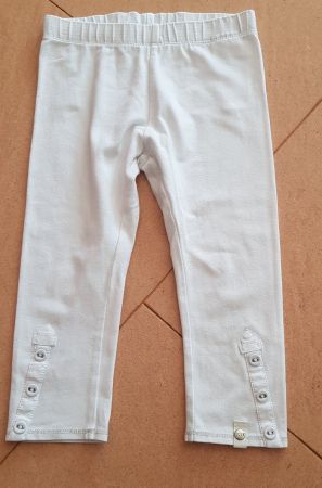 Leggins weiß für Mädchen Größe 86