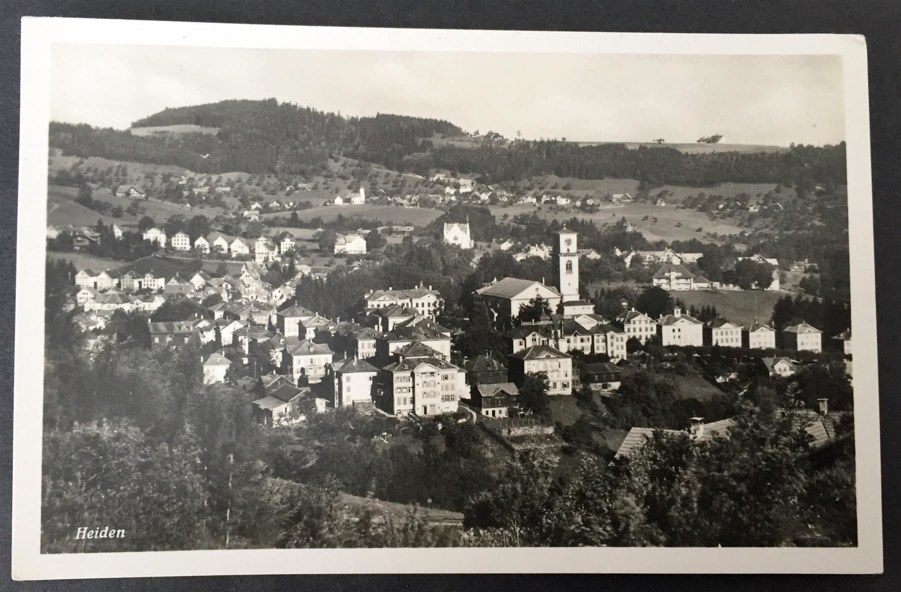 Cartoline postali: HEIDEN Phot. E. Hausamann – Usato da Jona venduto da philajona