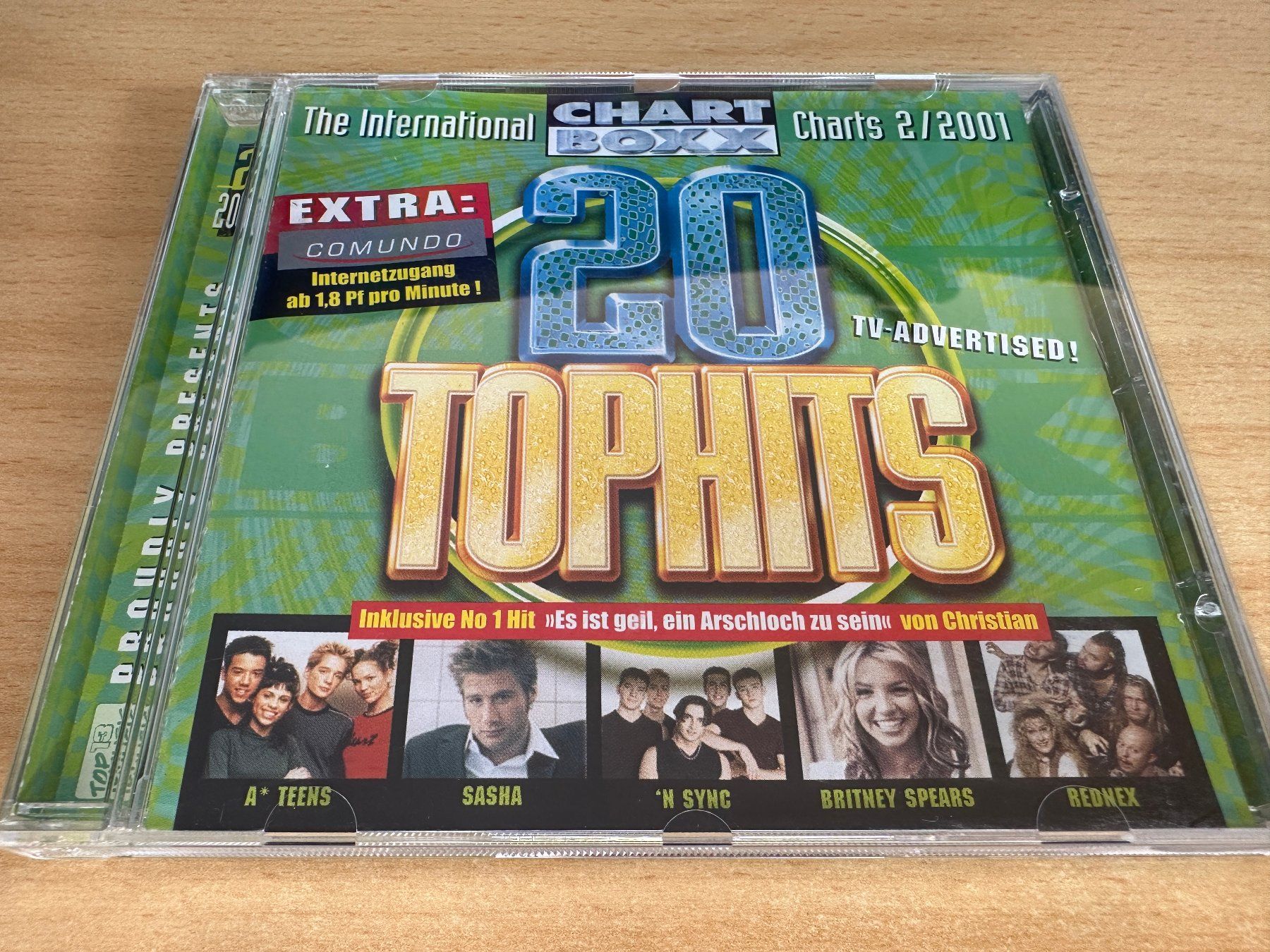 CD: CHART BOXX - 20 Tophits - The International Charts 2/2001 – Usato da Rikon im Tösstal venduto da Alpenmutz