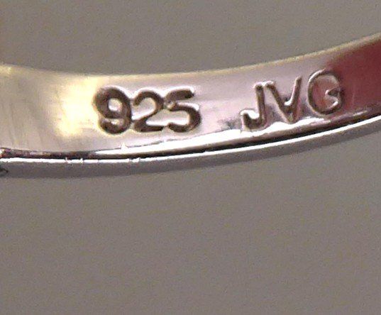 Bagues: Ring 925 Silber rhodiniert, mit echtem blauem Spinel – D'occasion à Muri AG par Lineli2020 6