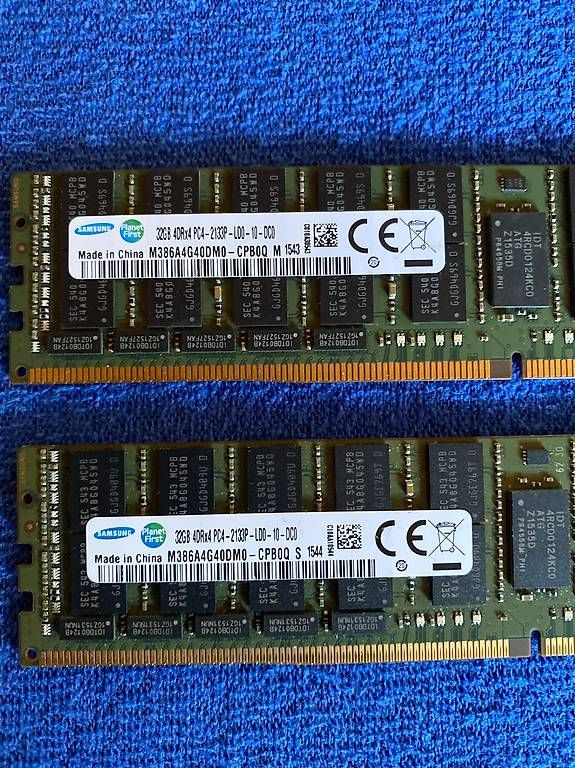 Server: Samsung 64 GB DDR4 ECC LRDIMM 2×32 GB – Usato da Zeiningen venduto da rot_2xls 1