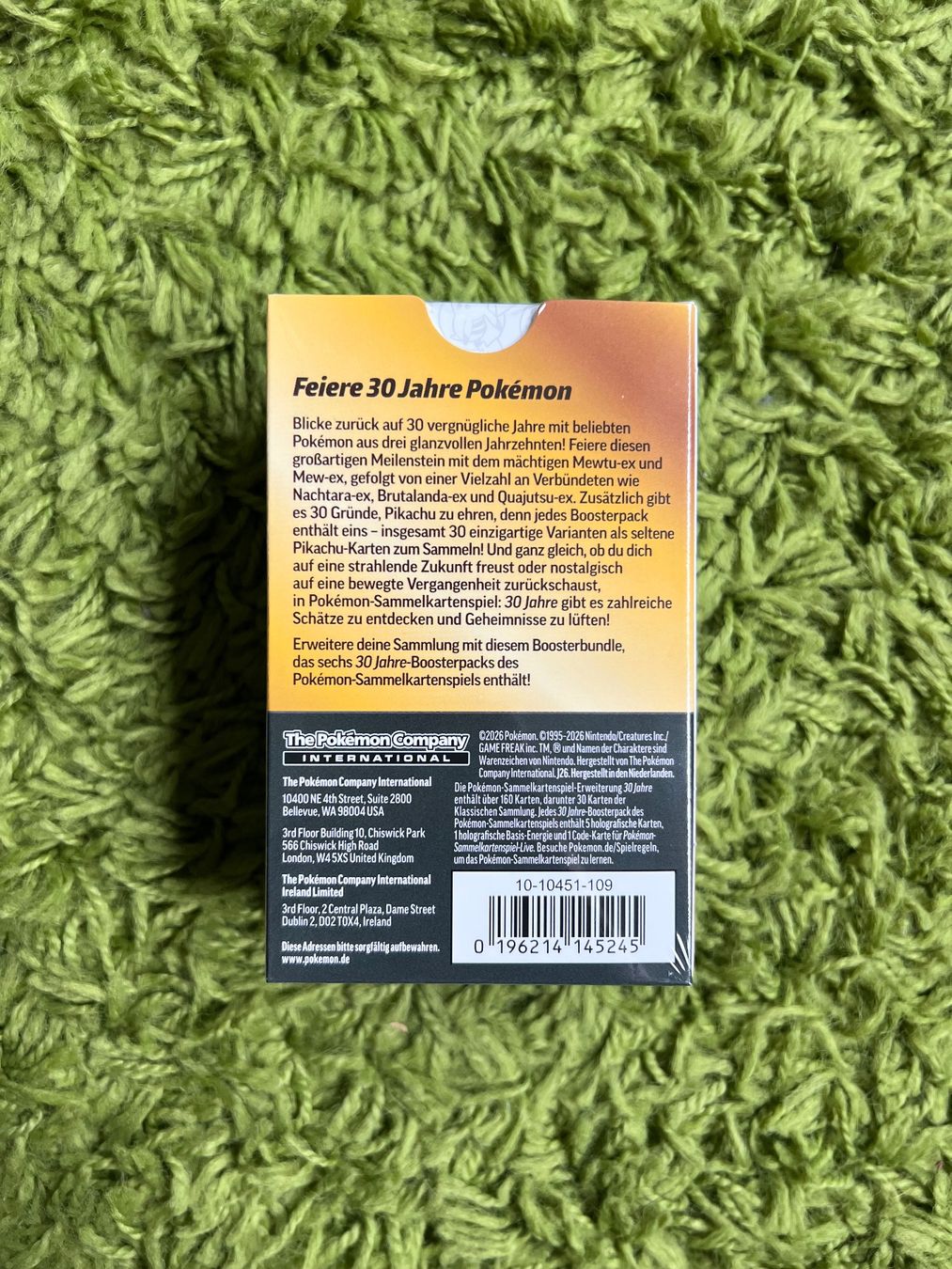 Pokémon Cartes à collectionner: Pokemon 30th Celebration Booster Bundle DE) – Neuf avec emballage d'origine à Bern par SneakerheavenLT 1