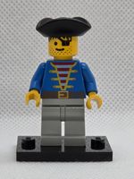 LEGO Pirates pi005 Pirate Blue Jacket, Light Gray Legs, Blac