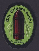 Vignette, Propaganda: UNSER BRUMMER "Wir Dringen durch"