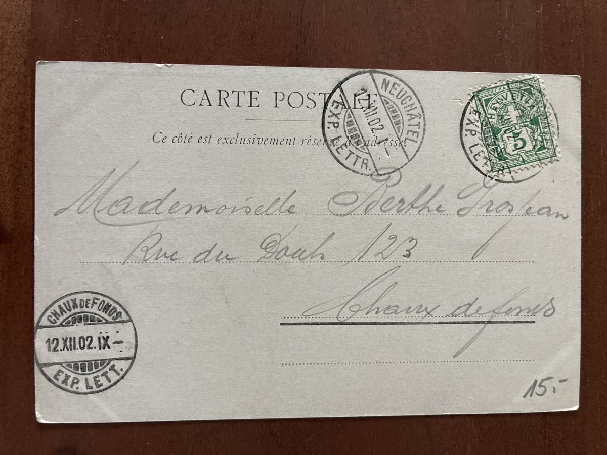 Cartoline postali: 7 Ansichtskarten Schweiz von Chaumont NE – Usato da Oftringen venduto da Cla.vD.74 1
