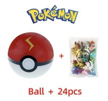 Pokemon-Ball mit 24 Pokémon-Figuren