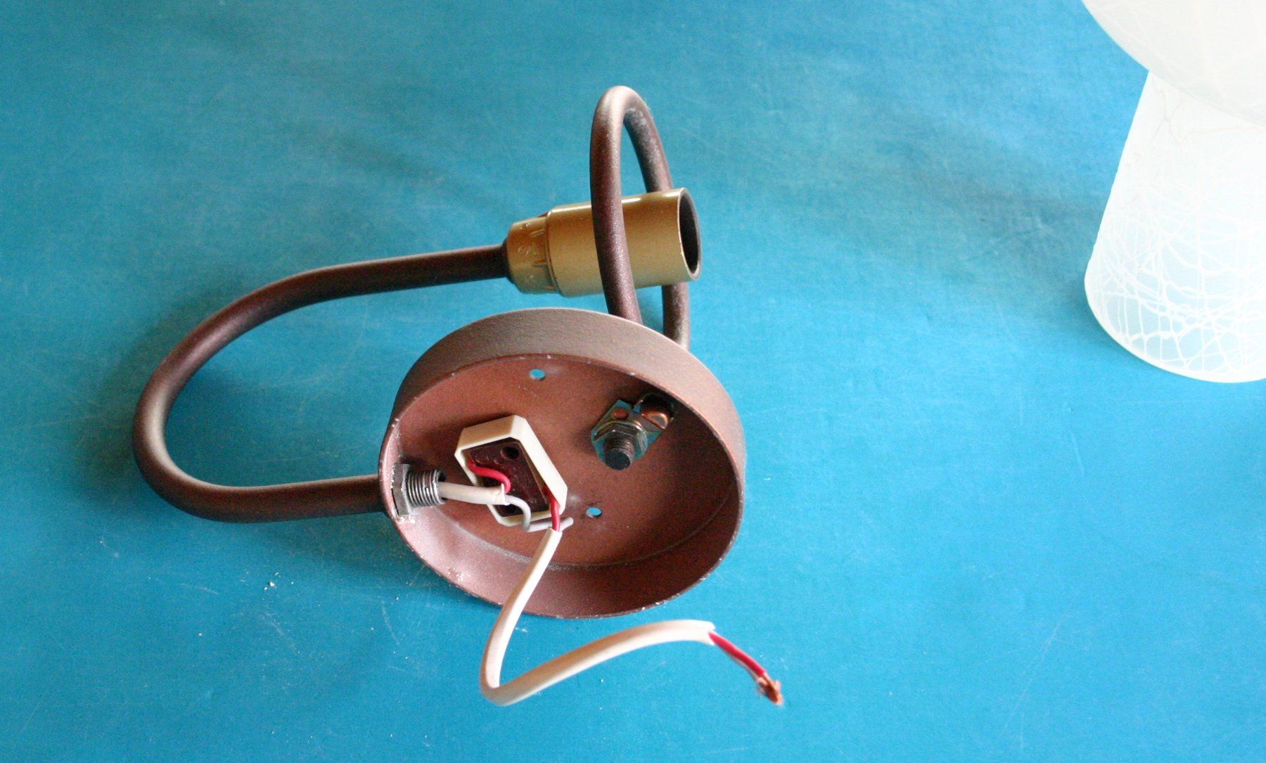 Lampade: Wandlampe, mit Opalglas – Usato da Winkel venduto da gabriele56 3