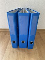 3 Ordner blau