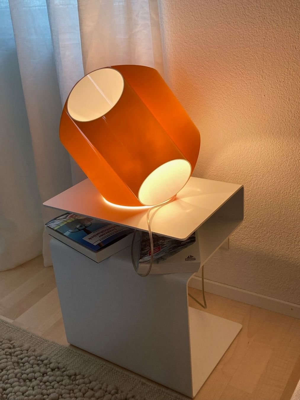 Lampade: Designer-Tischleuchte orange – Usato da Weggis venduto da GuidoLori 3