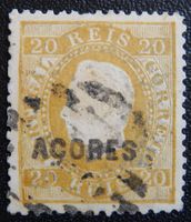 Azoren Portugal Kat. 18 II gest. 1871 Kat. 25 Euro