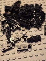 Lego 21x Platte 1×2 mit Clip (63868) schwarz