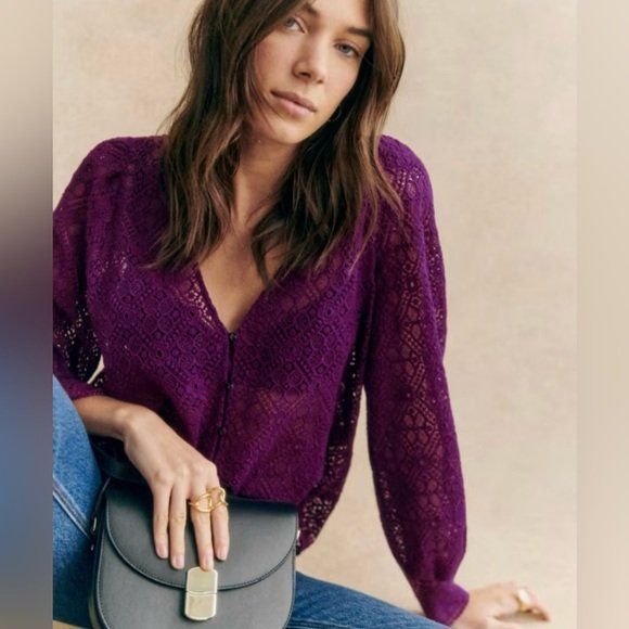 Sezane Camicette: Sezane blouse – Nuovo (secondo la descrizione) da Genève venduto da ele_b7wq 1