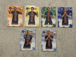 2024-25 Topps Exhibition PSG Set 6 Spieler 4 Nummerierte
