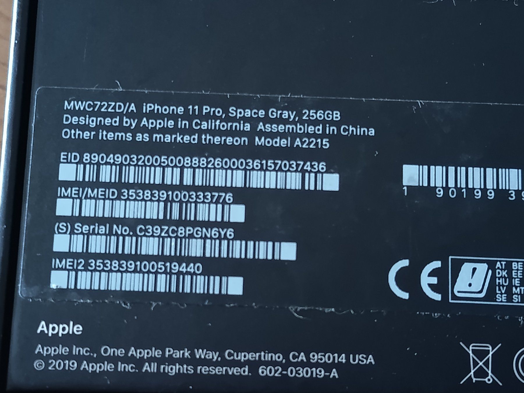 Apple Telefoni cellulari / Smartphones: IPhone 11 pro 256 GB – Difettoso da Uster venduto da soson77 2