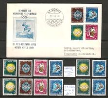 Lot Sondermarken " Olympiade St. Moritz 1948 "
