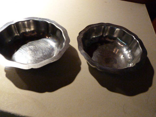 Teglie da forno: 2 Puddingformen Inox, France – Usato da Nunningen venduto da Ave51 1