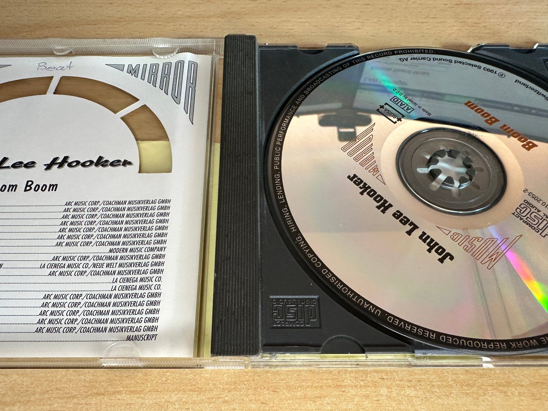 CD: John Lee Hooker – Boom Boom – Usato da Rikon im Tösstal venduto da Alpenmutz 2