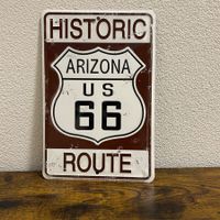 Historic Arizona Route 66 Blechschild (30x20cm) (B-Ware)