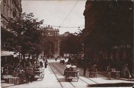 Karte Zürich Bahnhofstrasse (Wochenmarkt 1919)