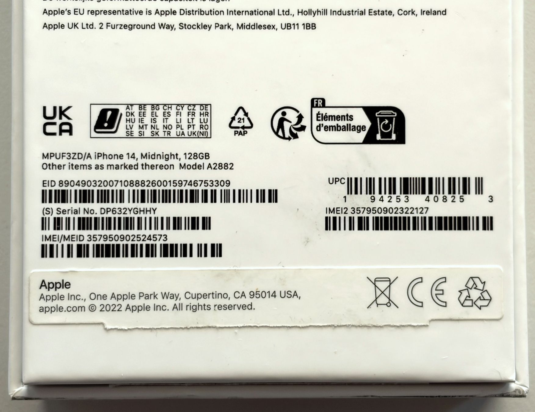 Apple Handys / Smartphones: iPhone 14 mit 128 GigaByte, Farbe Midnight, wie neu – Gebraucht aus Basel von ren_boz 8
