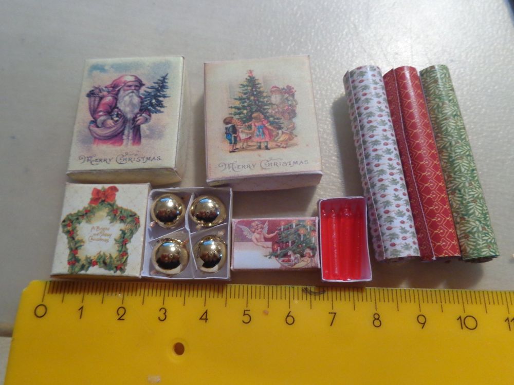 Miniatur Weihnachtszäune 2er Set - Holz-Zäune Für Weihnachtsdörfer