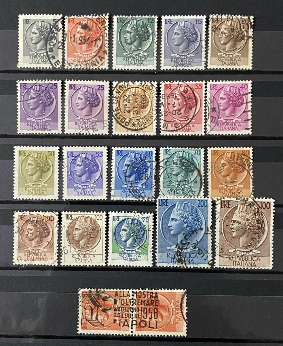 Tutti i francobolli: Timbres - Italie – Usato da Petit-Lancy venduto da Solcarm