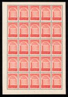 1924 UPU Nr. 167AII im Bogen **