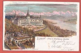 Zürich - Hotel Waldhaus Dolder - Steinmann Litho - 1900