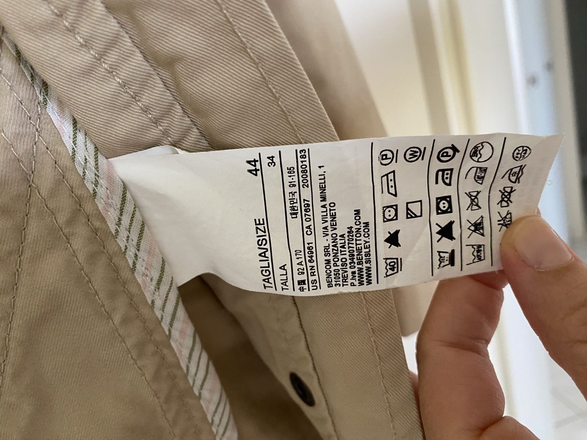 Benetton Cappotti: Trenchcoat Benetton Grösse M 100% Baumwolle – Usato da Gümligen venduto da zeusone1 3