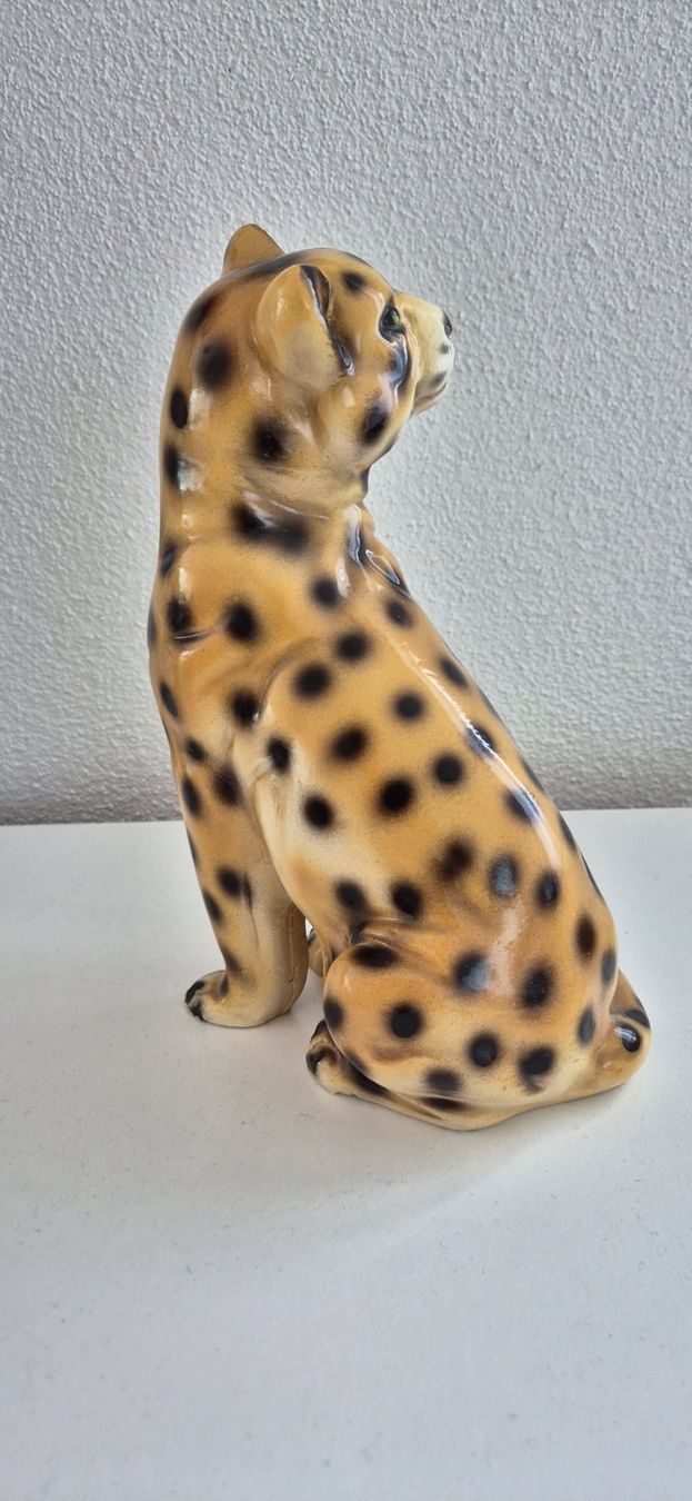 Figurines: Keramikfigur Leopard sitzend – D'occasion à Rothenburg par Ajax111 1