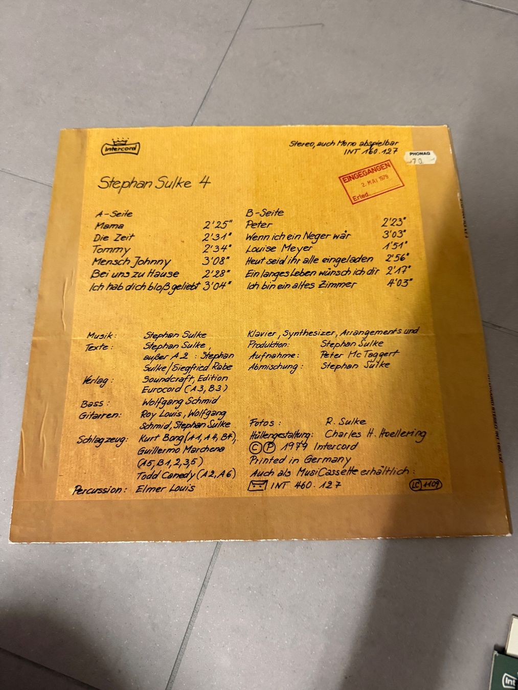 Vinyles: Schallplatte / Stephan Sulke / 4 – D'occasion à Freidorf TG par sarotiko 1